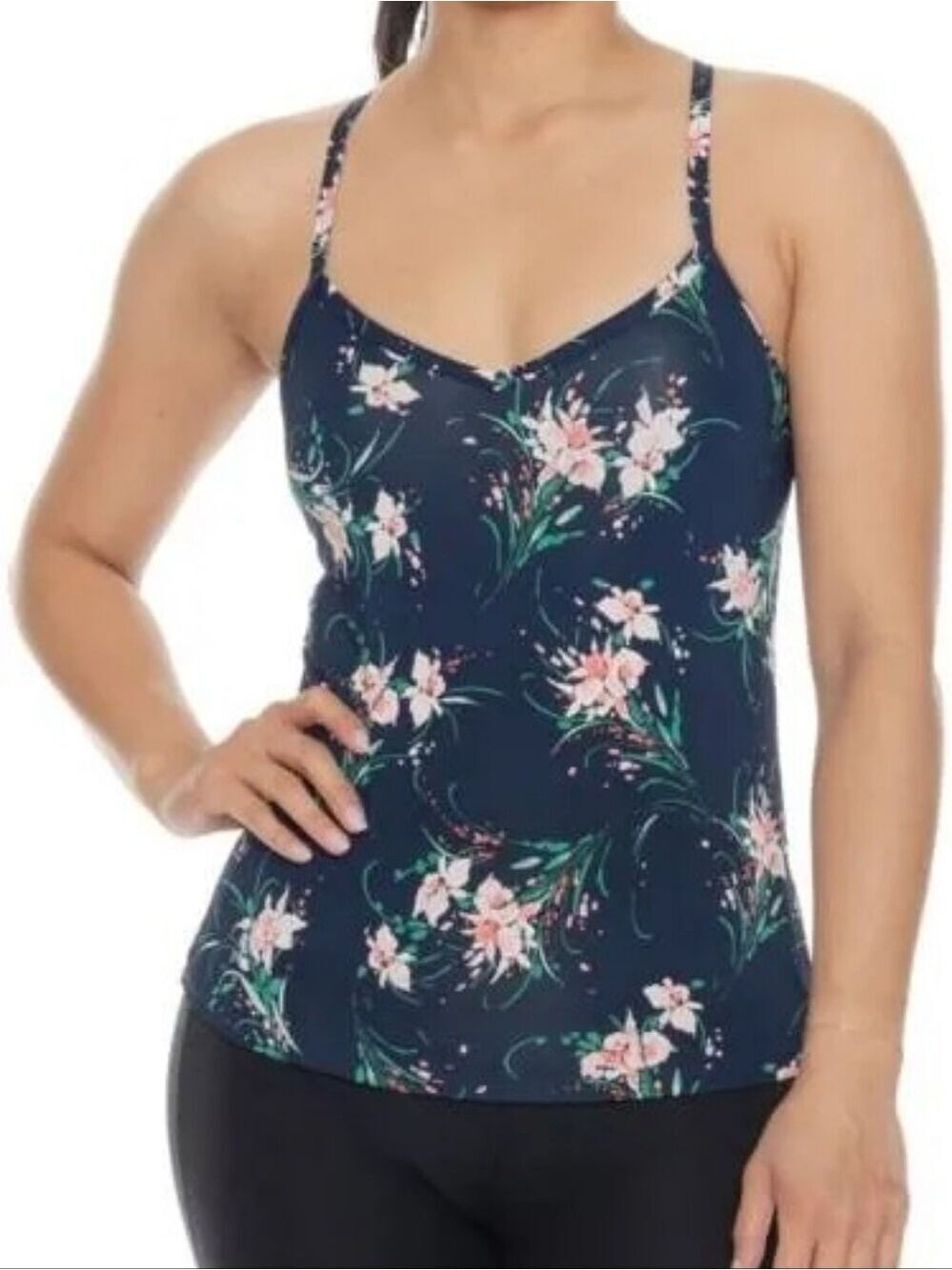 Carve Designs Stinson Tankini Bouquet NWOT